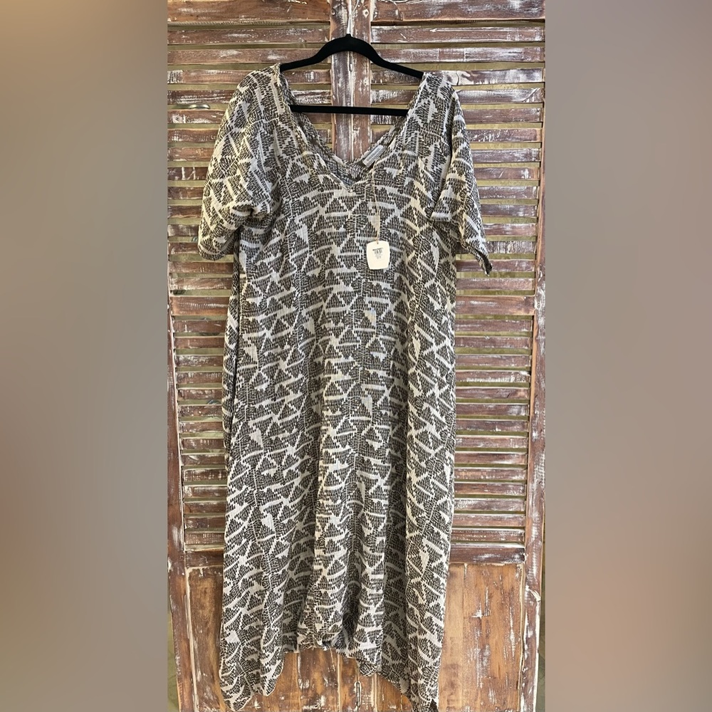 NWT world market large / extra large harem, drop crotch gauze material jumpsuit